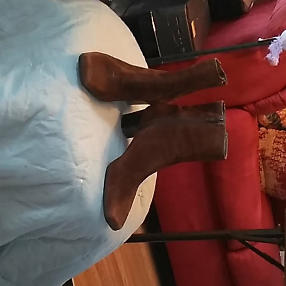 Suede Beetle boots